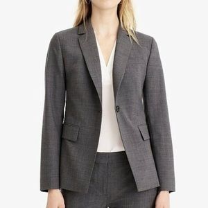 NWT J. Crew 365 Everyday Wool Blazer Suit Jacket Gray Size 12 Grey New Academia